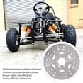 thumbnail image 4 of 160mm Disc Brake Rotor, Hollow Rugged 4mm Thickness Rear Wheel Disc Brake Rotor  for Dirt Bikes Pit Bikes, 4 of 7