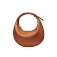 thumbnail image 3 of Abbraccia Shoulder Bag for Women Dumpling Bag Half for Brown, 3 of 9