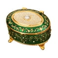 thumbnail image 2 of Joyero de Metal Strade Fareast Limited Estilo Vintage Verde, 2 of 8