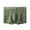 Green, variant on Men's Ice Silk Seamless Breathable Crotch Briefs Grey L