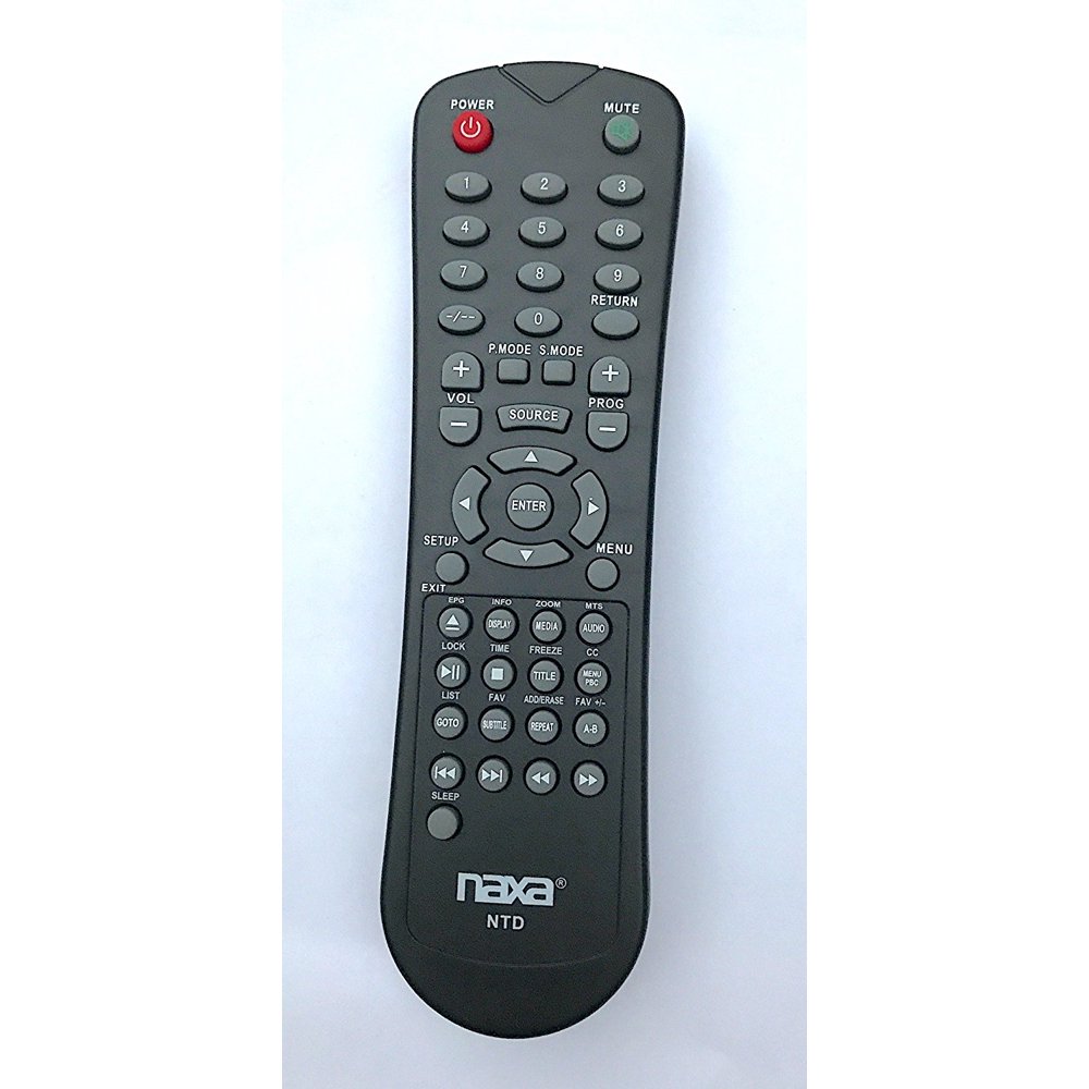 NAXA Original Replacement Remote Control for Naxa NT and NTD Model 12