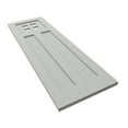 thumbnail image 6 of Ekena Millwork 12"W x 66"H True Fit PVC San Antonio Mission Style Fixed Mount Shutters, Hailstorm Gray (Per Pair - Hardware Not Included), 6 of 9