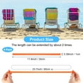 thumbnail image 3 of Uxcell 4-Pack Bandas para Toallas para Sillas de Playa, Clips de Toalla Reutilizables[Naranja], 3 of 7