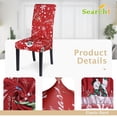 thumbnail image 3 of Juego de 4 Fundas Elásticas y Lavables para Sillas de Navidad SearchI, 3 of 7