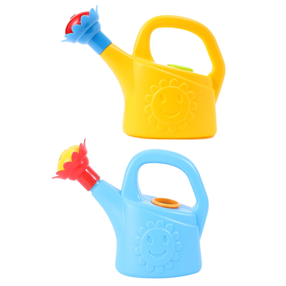 OUNONA 2pcs Children Beach Toy Watering Can Watering Flowers Thickened ...