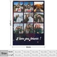 thumbnail image 4 of Fathers Day Personalised Gifts from Daughter Son-Custom Blanket with Photo Text-Customised Blankets-Multiple Colors Sizes Soft Flannel Blankets-Gifts for Dad Mum Grandma Grandfather, 4 of 6