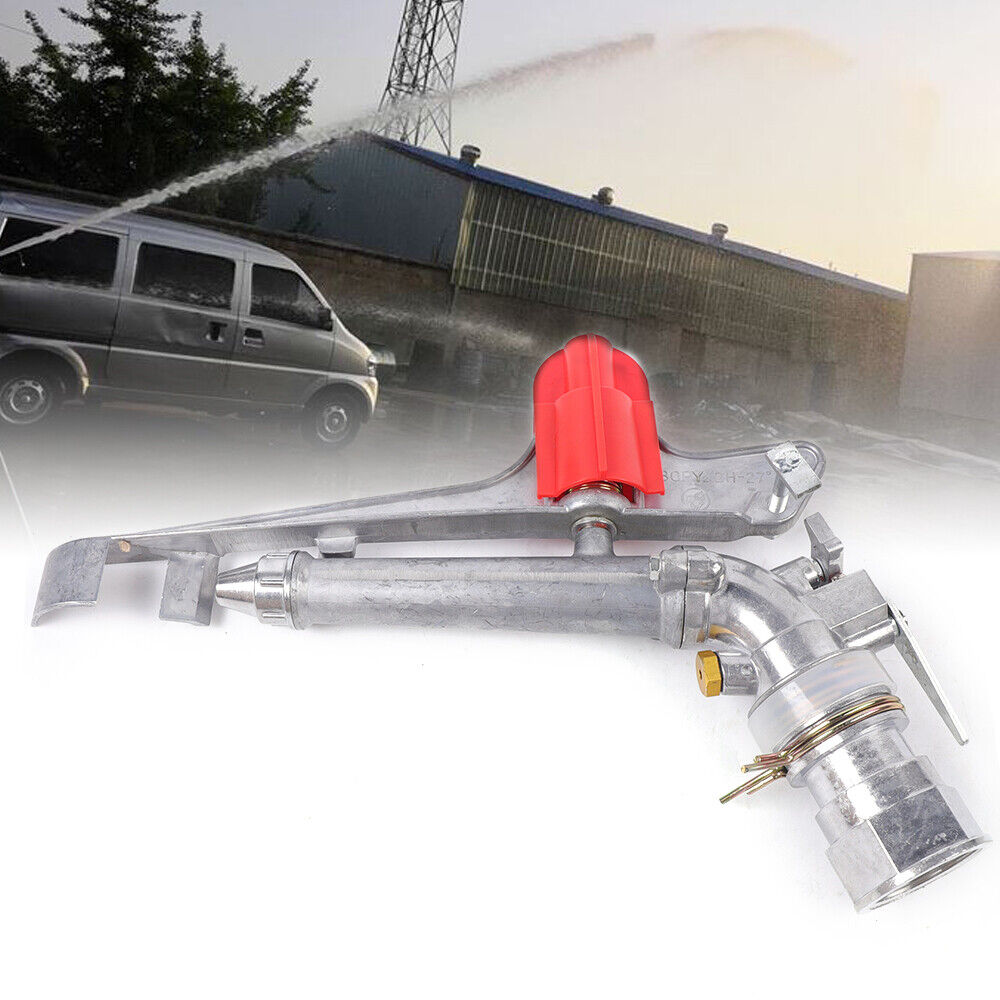 TFCFL 2" Irrigation Sprinkler Large Area Watering Spray Gun 360° Adjustable Spraying