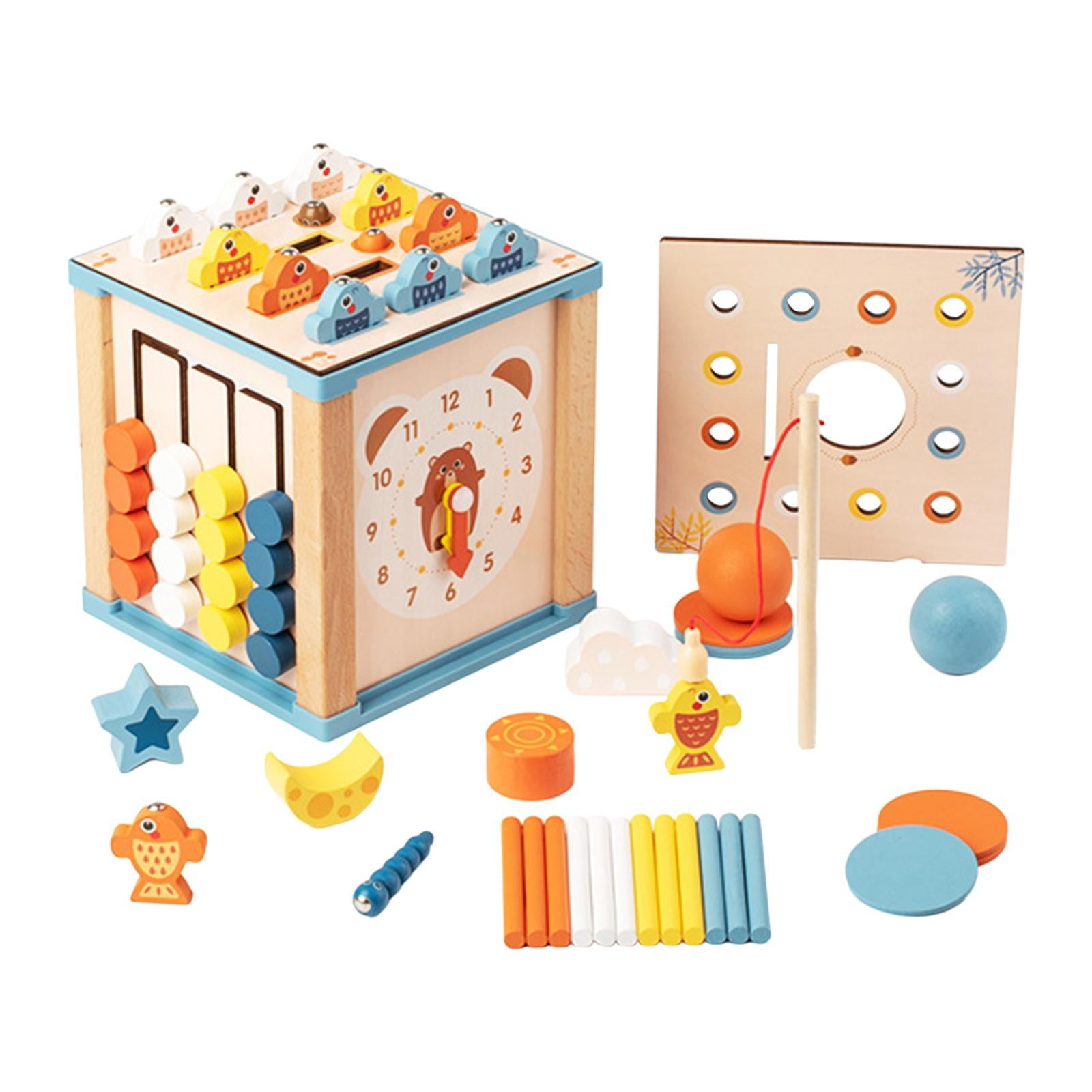 Boîte à Mouchoirs Bois Bébé Montessori Boîte à Mouchoirs Pour Bébé Jouets éducatifs Pour Nouveau Jouet Sensoriel Motricité Fine