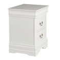 thumbnail image 4 of Aukfa 2-Drawer Nightstand, Mid-Century Modern Wood Bedside Table for Bedroom/Living Room/Guest Room,White, 4 of 8