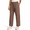 Brown, variant on Unisex Quick-Dry Straight Leg Pants, Elastic Drawstring Waist, Relaxed Fit