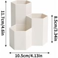 thumbnail image 2 of Hexagon Pen Pencil Holder, Functional Desk Organizer for Your Stylish Office Space, 2 of 5