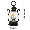 thumbnail image 4 of Taotanxi Halloween Small Lantern Lantern with Flickering LED Candle, Vintage Mini Small Lantern Lights with AAA Battery Decor Gifts Indoor Porch Garden Lantern Halloween Party Hanging Lanterns, 4 of 7