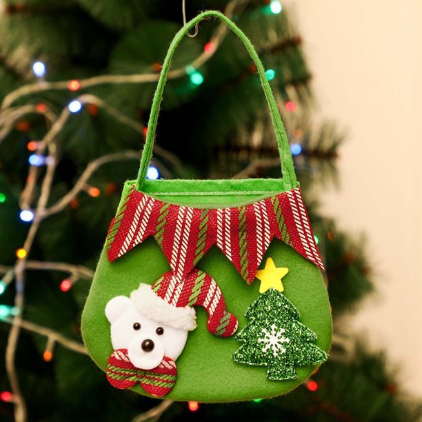 Bolsa de Navidad onlyliua Adornos Navideños regalo de Papá Noel