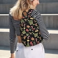 thumbnail image 5 of Vsdgher Christmas Tree Decoration Print Canvas Backpack Travel Rucksack Unisex Knapsack 15.7/17.7Inch Laptop Backpack for Work,College-Medium, 5 of 5