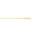 thumbnail image 3 of JewelStop 14k Yellow Gold Polished Finish 1.3mm French Cable Chain Necklace, Lobster Clasp - 18",20",22",24", 3 of 6