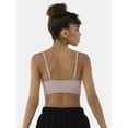 thumbnail image 6 of No Boundaries Women's Seamless Ribbed Triangle Bralette, Sizes XS-XXXL, 6 of 11