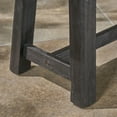 thumbnail image 3 of Noble House Wood Sandblast Teak Finish Patio Dining Bench Black, 3 of 8