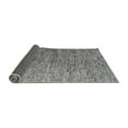 thumbnail image 2 of Ahgly Company Indoor Round Abstract Gray Modern Area Rugs, 4' Round, 2 of 4