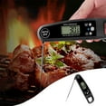 thumbnail image 4 of KMMYS Instant Read Meat Thermometer for Kitchen and BBQ, -50 to 300°C Temperature Range, Waterproof, Backlit LCD Screen, 180° Rotation Probe, Accurate Cooking Thermometer, 4 of 8