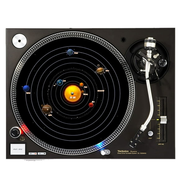 KuzmarK™ 12" DJ Turntable Slipmat - Milky Way