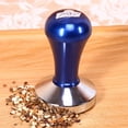 thumbnail image 2 of Molinillo de café expreso Barista de acero inoxidable hecho a mano prensa de Base de 57,5mm azul, 2 of 8