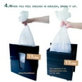 thumbnail image 6 of Paper Shredder Waste Liners Heavy-Duty PE-HD 15.8-Gallon Drawstring Trash Bags, 50 Bags, 50 Pack, 6 of 12