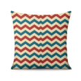 thumbnail image 2 of Set of 2 Decorative Blue Linen Pillow Covers - Modern Farmhouse Boho Style, 16x16inch - Ideal for Outdoor Living Room or Sofa Decor, 2 of 7