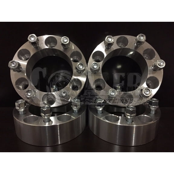 4 X WHEEL SPACERS 6x5.5 To 6x5.5 (6X139.7) 108MM CB 12X1.5 STUDS 2" Thick