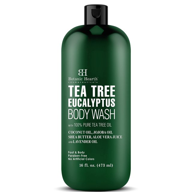 Gel de baño Botanic Hearth, eucalipto, árbol de té, 480 ml