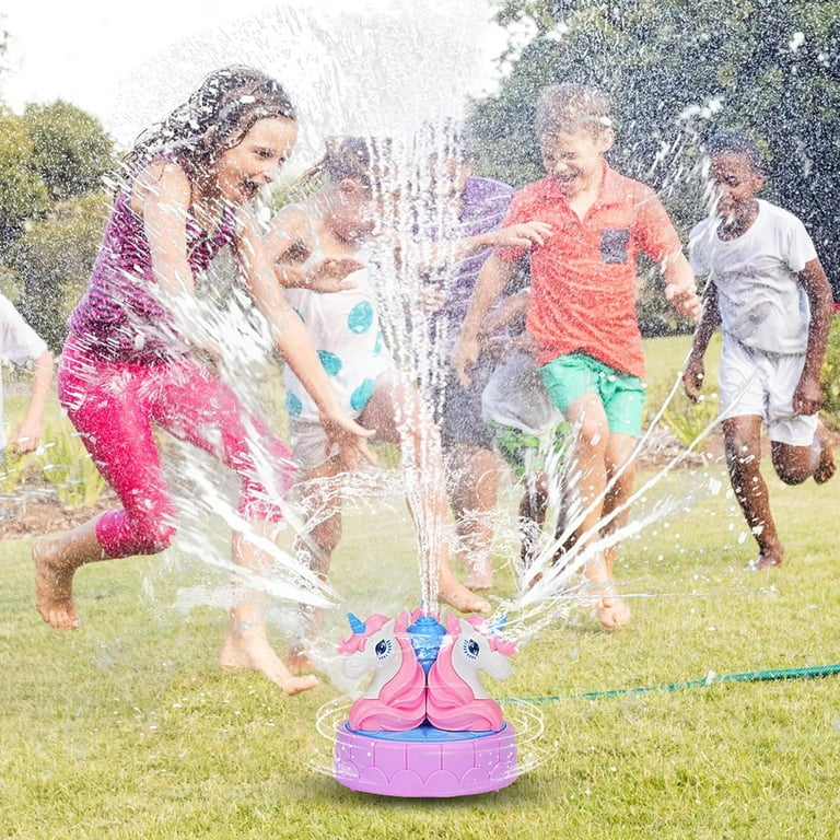 JBee Ctrl Unicorn Sprinkler Toy for Kids Outdoor Yard Games