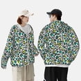 thumbnail image 4 of Fotbe Green Leopard Chaqueta con Protección Solar UPF 50+ para Hombre y Mujer, Camisa con Capucha y Bolsillos-XX-Large, 4 of 7