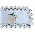 thumbnail image 2 of Foulard de Commode en Dentelle Chemin de Table Fleur Blanche Napperon Européen 36 Pouces, 2 of 10
