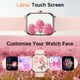 thumbnail image 3 of Reloj inteligente Hingso para mujer con Android y iPhone, Alexa Pink, 3 of 8
