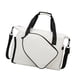 thumbnail image 3 of Tota de bolsa de raqueta de pickleball portátil con correa de hombro ajustable extraíble transporte con bolsa deportiva de compartimento de zapatos Beige, 3 of 8