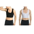 thumbnail image 4 of Men Control Chest Shapers Bra Posture Corrector Back Support Control Chest Compression Vest, 4 of 9