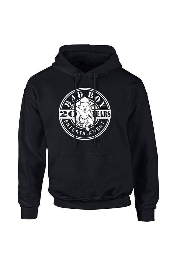 Biggie Smalls Unisex Pullover Hoodie Sweatshirt Bad Boy 20 Years (Small)
