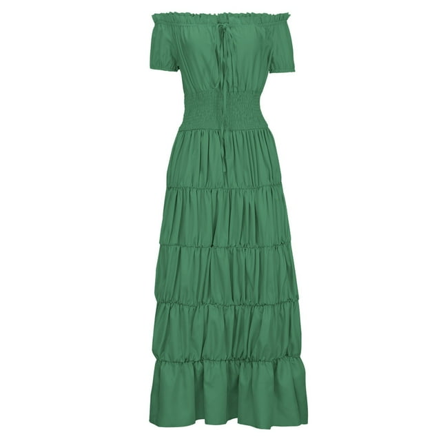 UPPADA Liquidation Robes d'Invitée de Mariage à Manches Évasées pour Femmes Robe de Cocktail Chic Robes de Bal d'Hiver Robes de Cocktail Formelles Robe de Mariage Gothique Grande Taille