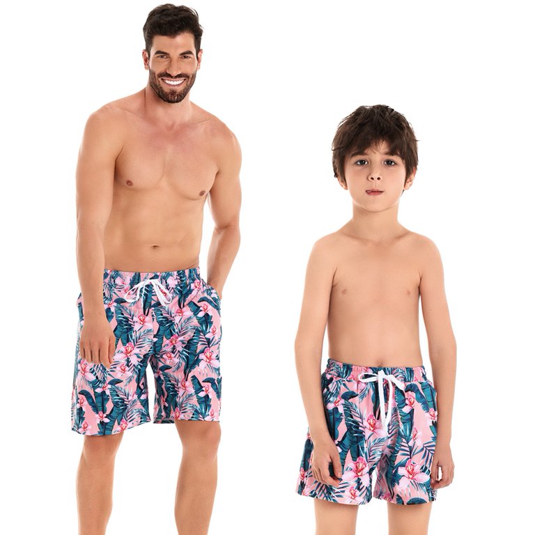 GYRATEDREAM Family Matching Swimsuits Two Pieces Ruffles V Neck