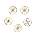 thumbnail image 2 of Watch Movement Parts, 0.39in Diameter Watch Balance Wheel Golden Watch Repair Parts  For Watch Repair Shop For 8205 Movement, 2 of 8
