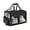 Black, variant on Foldable Double Cat and Dog Carrier, Small to Medium Size, 2 Front Zippered Compartments (Black)