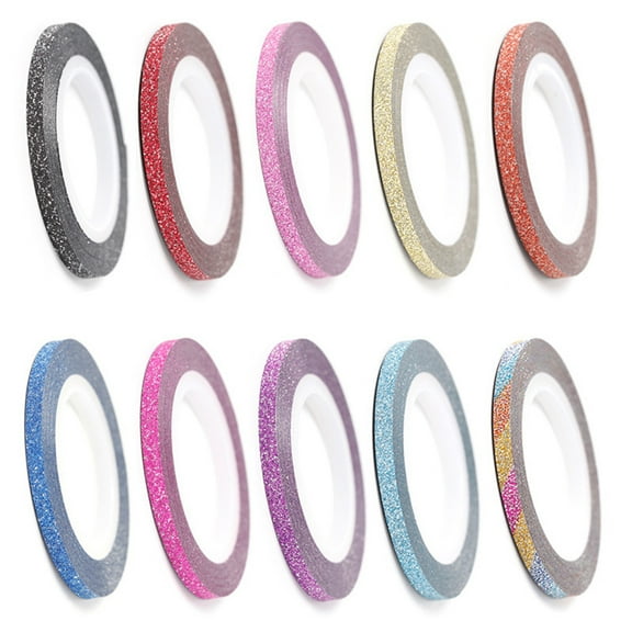 KONTONTY 14 Pcs Nail Art Tape Sticker Wire Back Self-adhesive Stickers