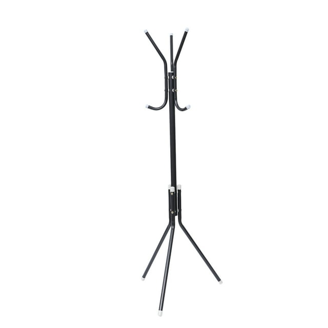 tree hat stand Iron Coat Stand Tree Holder Hanger Tree Branch Hat Rack 12 Hooks Clothes Organizing Rack for Home Bedroom (Random Color)