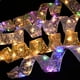 thumbnail image 5 of Decoración navideña Luces LED de cinta Adornos para árbol de Navidad Lazos de encaje DIY Cadena de luces Decoración navideña para el hogar Año Nuevo 2023, 5 of 5