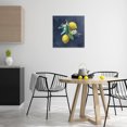 thumbnail image 3 of Stupell Industries Lemon Cluster on Blue Food & Beverage Painting Wrapped Canvas Art Print Wall Art, 24 x 24, 3 of 8