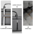 thumbnail image 4 of OUNONA Sacs Messager pour Femmes Étui d'Ordinateur Nylon Gris 1Ensemble Rentrée Scolaire, 4 of 8
