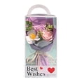 thumbnail image 2 of Artificial Roses Purple Valentine's Day Soap Bouquet Gift Set for Women(1Pcs) Rkxzt, 2 of 9
