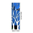 thumbnail image 4 of Naiovety Pegatinas de espejo para pared, póster para el hogar, decoración para sala de estar, vidrio autoensamblado, calcomanía acrílica, Decoración del hogar Azul 100x28cm, 4 of 6