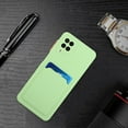 thumbnail image 6 of Galaxy A42 5G Case, Slim Soft Fit Shockproof Protection Case Dropproof Non-Slip Silicone Case with Card Slots Soft TPU Bumper Phone Wallet Case for Samsung Galaxy A42 5G, Green, 6 of 6
