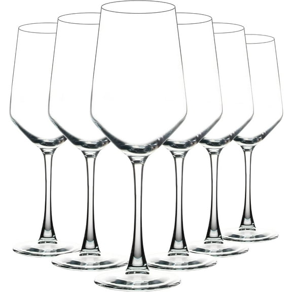Wine Glasses Set of 6, 13 Oz Red or White Wine Glass with Stem, Perfect for Home, Restaurant, Dishwasher Safe