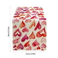 thumbnail image 3 of Boovnll Valentines Day Table Runner, 13x35" Valentine's Day Printing Table Runner, Valentines Table Runner for Holiday Kitchen Dining Table, Party Decor, Valentines Day Decorations, 3 of 6